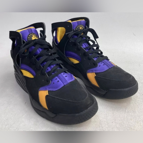 Nike Air Flight Huarache (Lakers Away) Men's Size 9 NWOT MSRP $275 - Picture 4 of 7